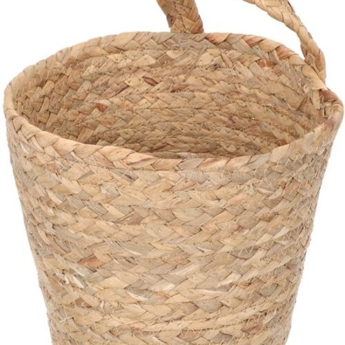Ibenzoa® Decoratieve en multifunctionele hangende mand van zeegras voor thuisgebruik