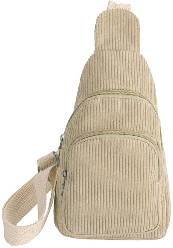 Ibenzoa® Stijlvolle en Praktische Corduroy voor Dames met Verstelbare Riem Ibenzoa® Stijlvolle en Praktische Corduroy voor Dames met Verstelbare Riem