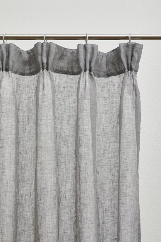 Ibenzoa® Linnen Gordijnen voor Woonkamer met Scandinavisch Design en Eenvoudig Onderhoud