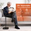 Unyqoos® Verstelbare grote rechthoekige loeplamp met 30 X VERGROTING - LED-verlichting voor lezen en hobby's EXTRA STEVIG