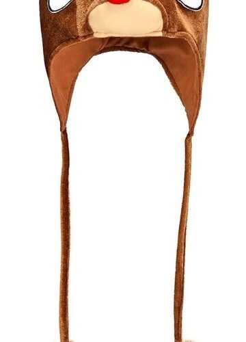 Unyqoos® Pluchen Rendierhoed met Warme Oorbeschermers voor Feestelijke Gelegenheden Unyqoos® Pluchen Rendierhoed met Warme Oorbeschermers voor Feestelijke Gelegenheden