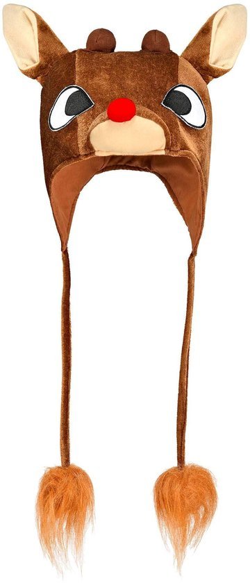 Unyqoos® Pluchen Rendierhoed met Warme Oorbeschermers voor Feestelijke Gelegenheden Unyqoos® Pluchen Rendierhoed met Warme Oorbeschermers voor Feestelijke Gelegenheden