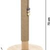Unyqoos® Stijlvolle krabboom met speelballen voor katten in zandkleurig design