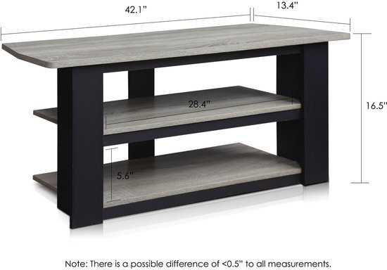 Unyqoos® Elegant TV-meubel met drie niveaus voor moderne woonkamers