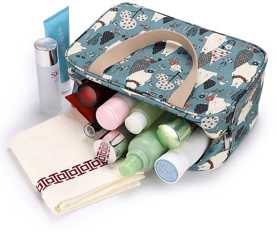 Ibenzoa® Ruime en veelzijdige toilettas voor reizen, zaken en picknicks Ibenzoa® Ruime en veelzijdige toilettas voor reizen, zaken en picknicks