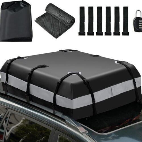 Unyqoos® waterdichte opvouwbare dakkoffer met antislipmat en cijferslot voor alle voertuigen Unyqoos® waterdichte opvouwbare dakkoffer met antislipmat en cijferslot voor alle voertuigen