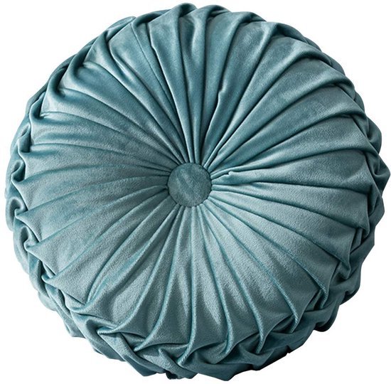 Unyqoos® Rond decoratief pompoenkussen met fluwelen hoes voor diverse interieurstijlen in huis en auto