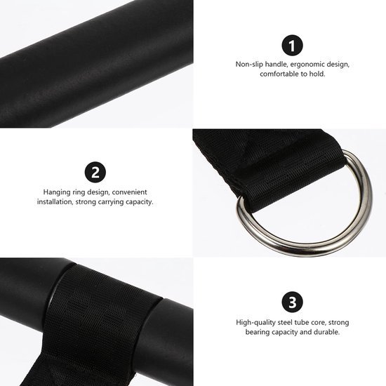 550x550-10050.jpg Unyqoos® Stalen fitnessstang voor veelzijdige arm- en rugspieroefeningen thuis
