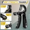 Unyqoos® Complete handtrainingsset met instelbare weerstand en telfunctie voor veelzijdige griptraining