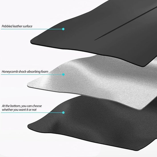 Unyqoos® antislip mat voor fitnessapparaten en schokbescherming