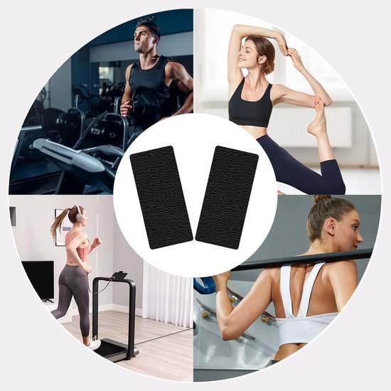 Unyqoos® antislip mat voor fitnessapparaten en schokbescherming