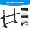 550x550-10086.jpg Unyqoos® Wandgemonteerde multifunctionele trainingsstang voor thuisfitness met antislipgrepen