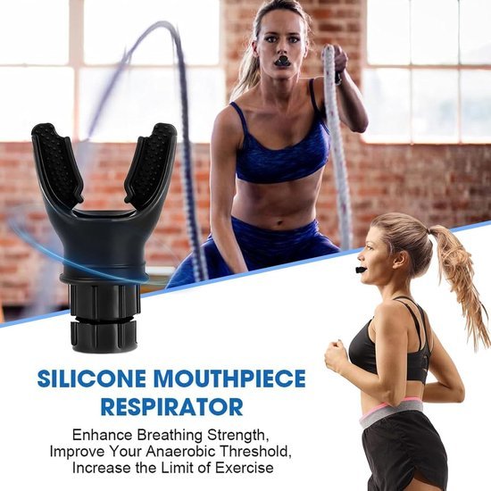 Unyqoos® Professionele longtrainer met instelbare weerstand voor ademhalingsoefeningen