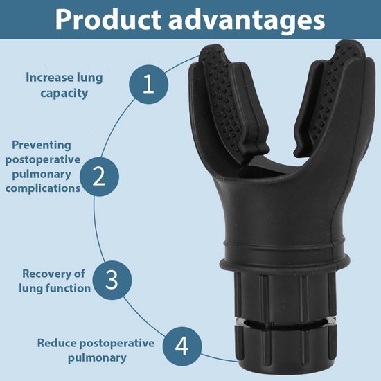 Unyqoos® Dubbel set ademtrainer voor verbeterde longcapaciteit en uithoudingsvermogen