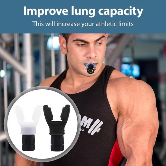 Unyqoos® Dubbel set ademtrainer voor verbeterde longcapaciteit en uithoudingsvermogen