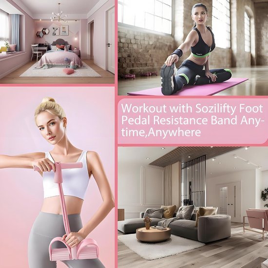 550x550-10137.jpg Unyqoos® Verstelbare Weerstandsband met Zes Tubes voor Diverse Fitnessoefeningen