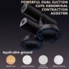 Unyqoos® Compacte en verstelbare draagbare sit-up bar met hoge stabiliteit
