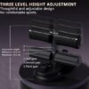 Unyqoos® Compacte en verstelbare draagbare sit-up bar met hoge stabiliteit
