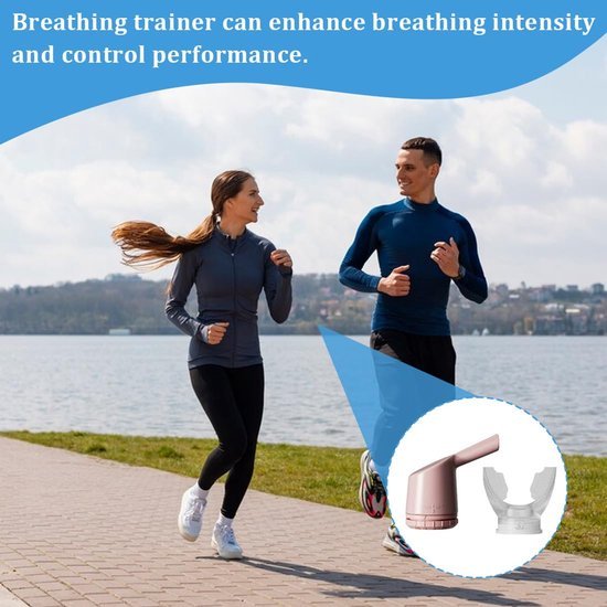 Unyqoos® Instelbare ademtrainer voor longcapaciteit en duurtraining in sportactiviteiten