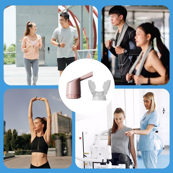 Unyqoos® Instelbare ademtrainer voor longcapaciteit en duurtraining in sportactiviteiten