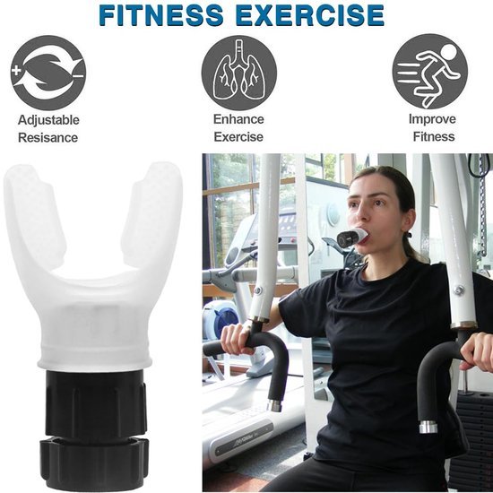 Unyqoos® Draagbare ademtrainer voor longexpansie en verbeterd uithoudingsvermogen