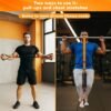 Unyqoos® Verstelbaar weerstandsbandenset voor krachttraining met voetsteunen