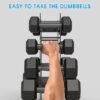 Unyqoos® Ruimtebesparende halterstandaard met meerdere lagen voor thuisfitness