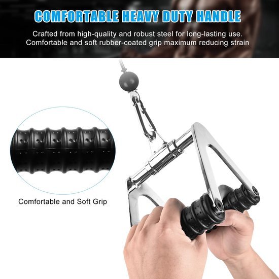 Unyqoos® Ergonomische roeigreep voor veelzijdige krachttraining en fitnessoefeningen