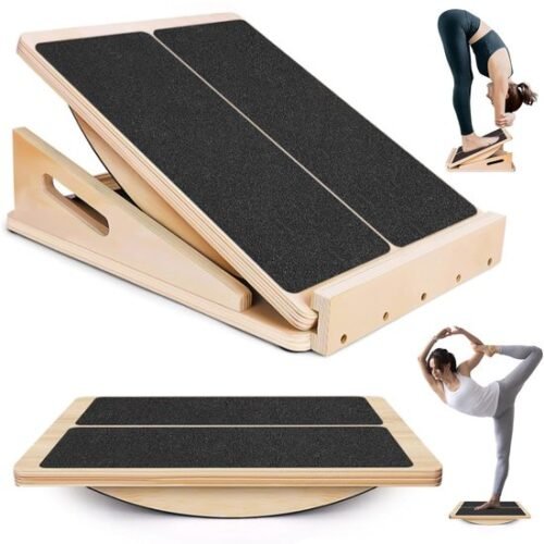 Unyqoos® Multifunctioneel verstelbaar balansbord voor fysiotherapie en fitness