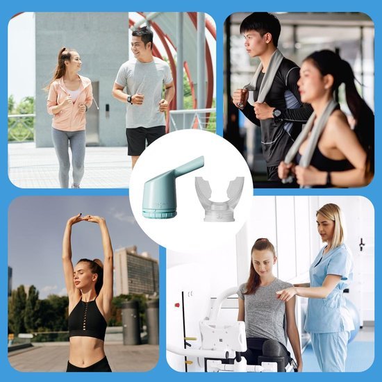 Unyqoos® Instelbare ademtrainer voor longcapaciteit en duurtraining met weerstand