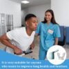 Unyqoos® Instelbare ademtrainer voor longcapaciteit en duurtraining met weerstand