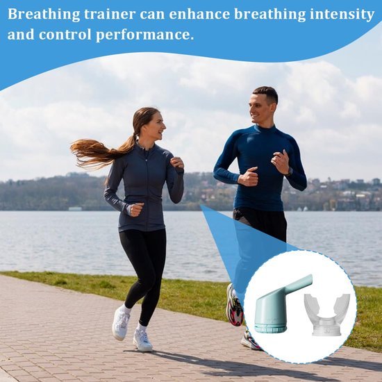 Unyqoos® Instelbare ademtrainer voor longcapaciteit en duurtraining met weerstand