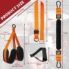 Unyqoos® Complete set voor krachttraining met verstelbare weerstandsbanden en voetsteunen