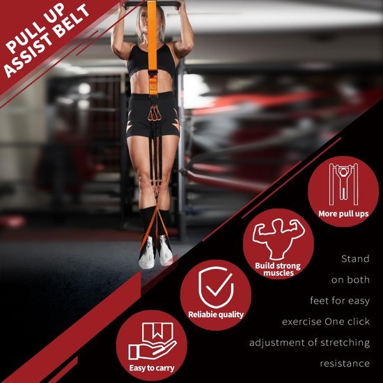 Unyqoos® Complete set voor krachttraining met verstelbare weerstandsbanden en voetsteunen