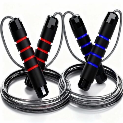 Unyqoos® Verstelbaar springtouw set met antislip handgrepen voor optimale training