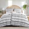 Unyqoos® Stijlvolle Boho Katoenen Dekbedovertrekset 4-delig met Ritssluiting voor Comfort en Gemak