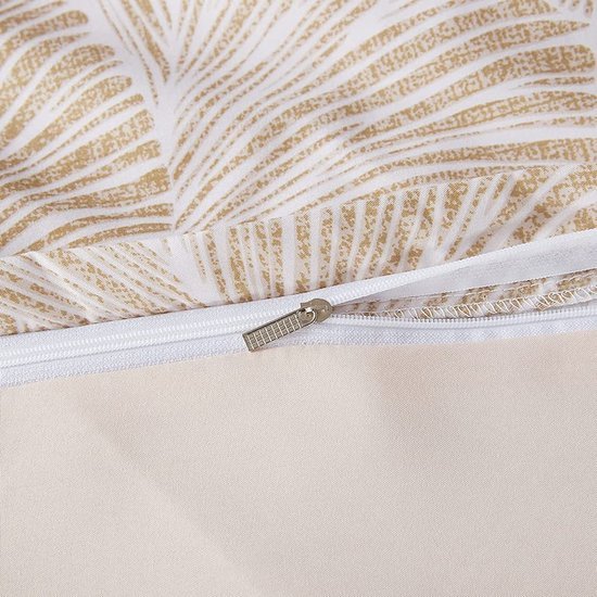 Unyqoos ® Tropisch geïnspireerd omkeerbaar beddengoedset met palmbladmotief voor een stijlvolle slaapkamer