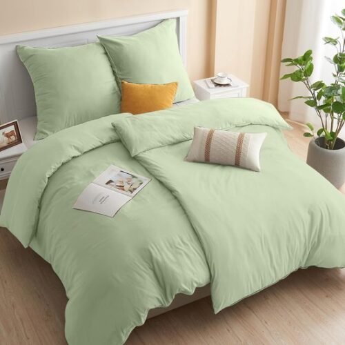 Unyqoos ® Comfortabele en Luxe 4-delige Beddengoedset met Ritssluiting voor Alle Seizoenen