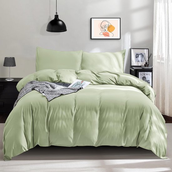 Unyqoos ® Comfortabele en Luxe 4-delige Beddengoedset met Ritssluiting voor Alle Seizoenen