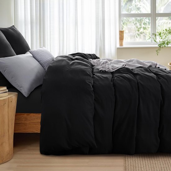 Unyqoos® Elegante en Zachte 4-delige Beddengoedset van Premium Katoen met Tijdloos Design