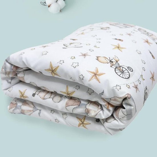 Unyqoos ® Kleurrijk Kinderbeddengoed voor Meisjes en Jongens met Circusontwerp