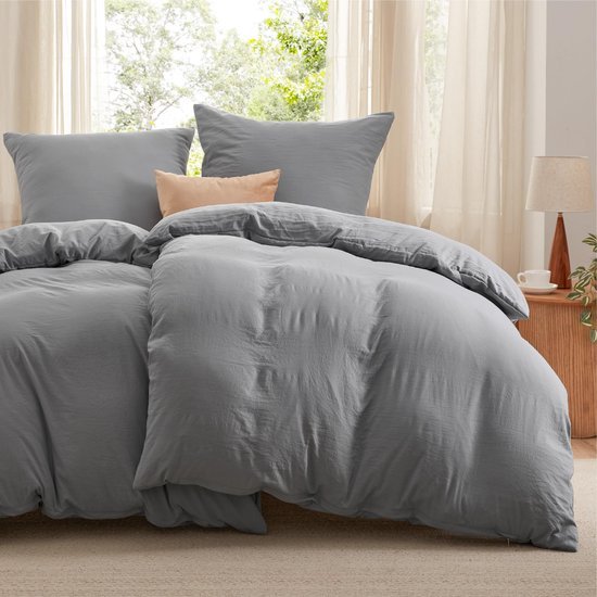 Unyqoos® Beddengoedset met Zachte Microvezel en Ritssluiting voor Ultiem Slaapcomfort