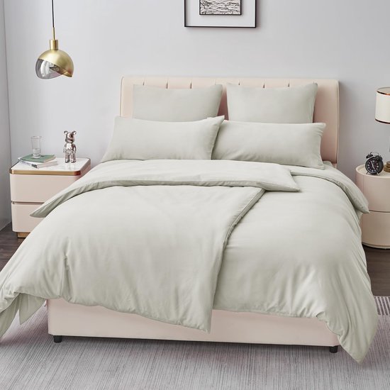 Unyqoos® Zacht en Onderhoudsvriendelijk Microvezel Beddengoed Set met Ritssluiting voor Comfort en Gemak