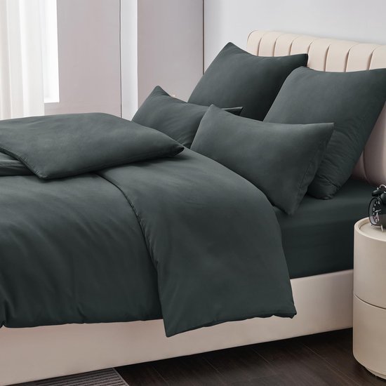 Unyqoos® Zacht en Onderhoudsvriendelijk Microvezel Beddengoed Set met Ritssluiting voor Comfortabel Slaapgenot