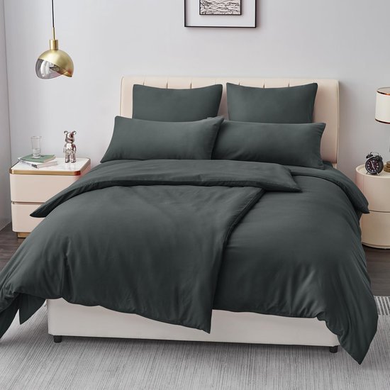 Unyqoos® Zacht en Onderhoudsvriendelijk Microvezel Beddengoed Set met Ritssluiting voor Comfortabel Slaapgenot