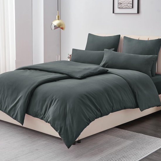 Unyqoos® Zacht en Onderhoudsvriendelijk Microvezel Beddengoed Set met Ritssluiting voor Comfortabel Slaapgenot