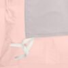 Unyqoos® Zacht en Onderhoudsvriendelijk Microvezel Beddengoedset met Ritssluiting - 135x200 cm + Kussensloop 50x75 cm in Grijs/Roze