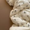 Unyqoos® Buitengewoon Zacht Microvezel Dekbedovertrekset met Schattig Strikontwerp voor Meisjes