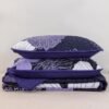 Unyqoos ® Luxueuze Paarse Bloemen Sprei Set voor Tweepersoonsbed met Zachte Microvezel en Kussenslopen