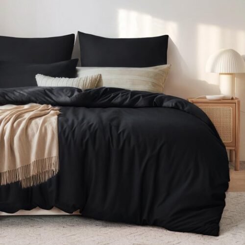 550x550-11006.jpg Unyqoos® Zacht en Ademend Microvezel Beddengoedset met Ritssluiting en Kussenslopen